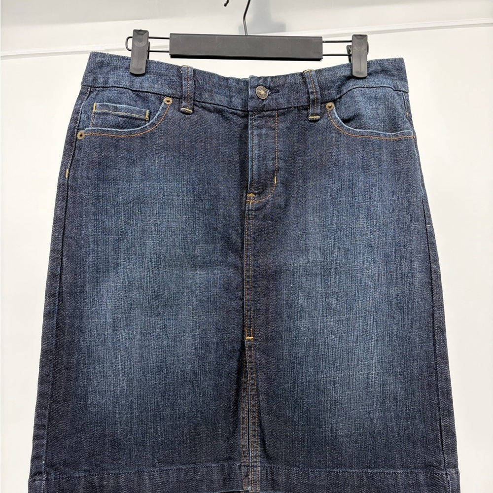 Tommy Hilfiger Jeans Denim Split Skirt Women's Size 6 Vintage April 2007